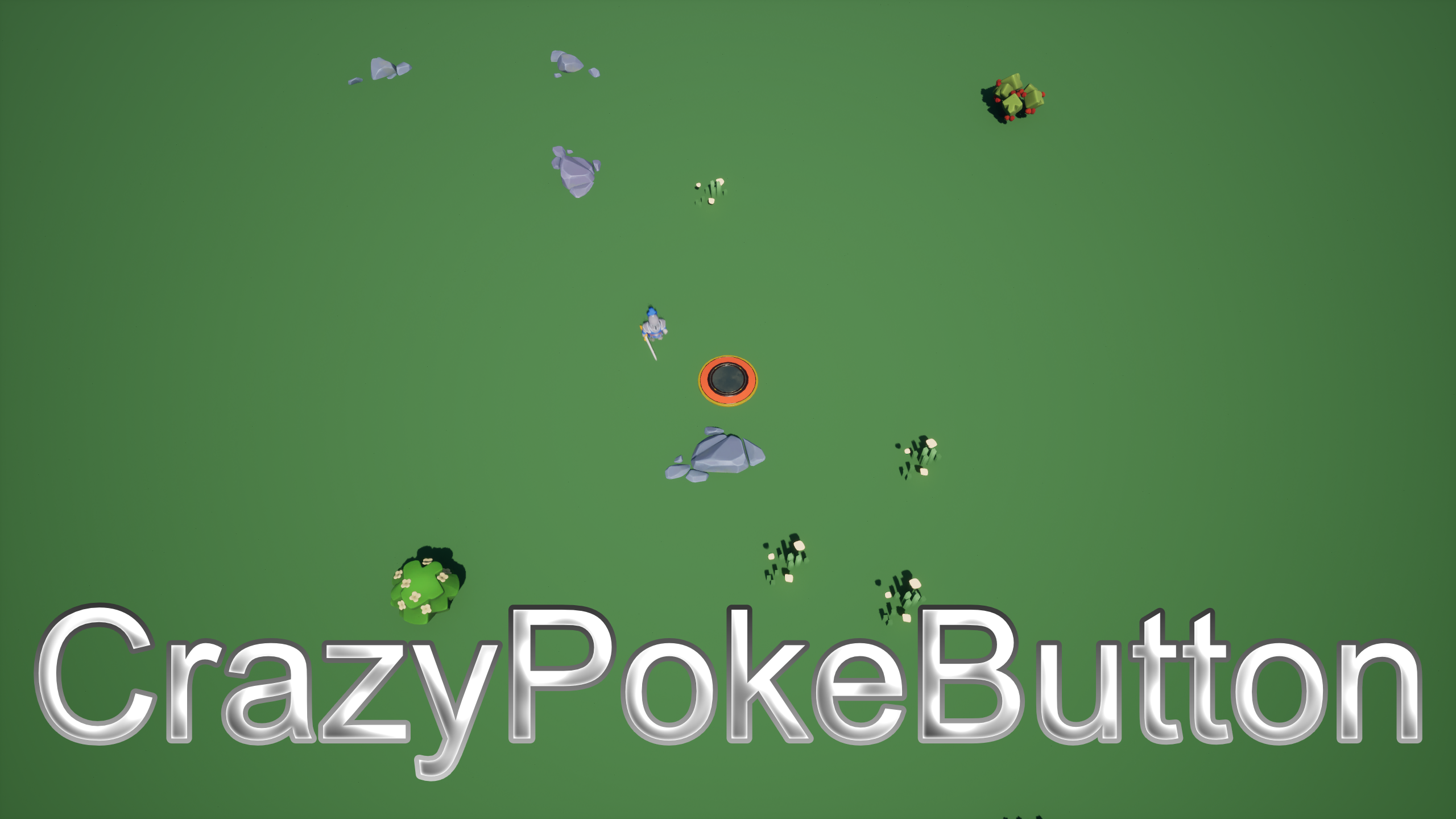 CrazyPokeButton Game Scene